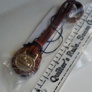 Dooney & Bourke Brown Leather Bag Accessory N O S